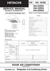 Hitachi RAM-36NP2A Service Manual