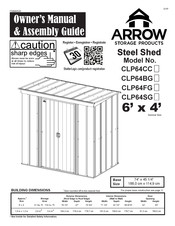 Arrow CLP64CC Series Owner's Manual & Assembly Manual