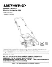 EarthWise DT71613AA Owner's Manual