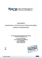 PCB Piezotronics M394C06 Installation And Operating Manual