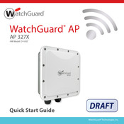 Watchguard O-105E Quick Start Manual