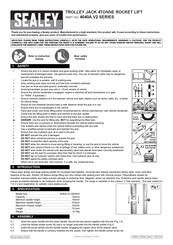 Sealey 4040A.V2 Series Quick Start Manual