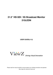 ViewZ 215LEDN User Manual