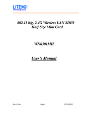 LiteOn WN6301MH User Manual