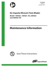 Ingersoll-Rand 280SQ1-EU Maintenance Information