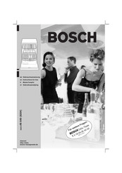 Bosch SGI59A12 Instructions For Use Manual