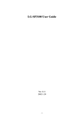LG LG-SP3100 User Manual