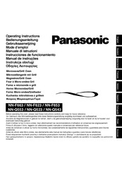Panasonic NN-Q553 Operating Instructions Manual