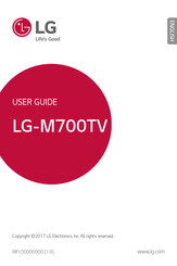LG LG-M700TV User Manual