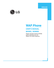 LG W3000S User Manual