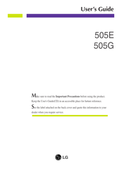 LG 505EJ User Manual