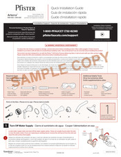 Spectrum Brands Pfister Arterra G89-XDE Quick Installation Manual