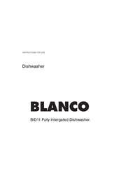Blanco BID11 Instructions For Use Manual