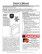 Hearth & Home QUARTZ32IFTL Owner's Manual