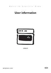 Electrolux EOB6630W User Information