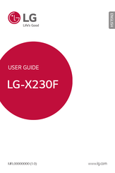 LG LG-X230F User Manual