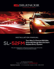 Silencer SL-52FM Installation Manual