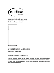 corbeil ELLIPSE ECV060W2 Instruction Manual