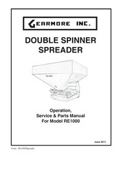 Gearmore RE100 Operation, Service & Parts Manual
