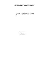 Cellvision Systems PRS-201WU Quick Installation Manual