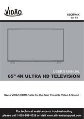 Vidao 65CRV4K User Manual