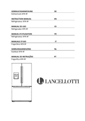 Lancellotti XFR-9F Instruction Manual