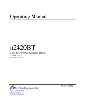 Microhard Systems n2420BT Operating Manual