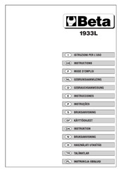Beta 1933L Instructions Manual