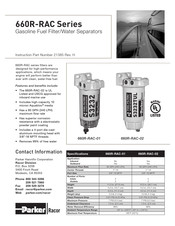Parker 660R-RAC Series Installation Manual