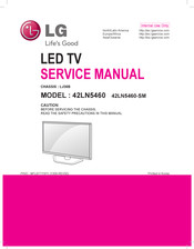 LG 42LN5460-SM Service Manual