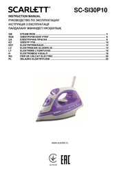 Scarlett SC-SI30P10 Instruction Manual