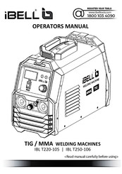 iBell Tools IBL T250-106 Operator's Manual