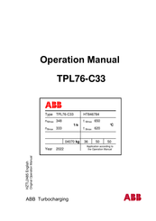 ABB HT846784 Operation Manual