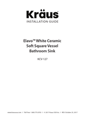 Kraus Elavo KCV-127-ORB Installation Manual