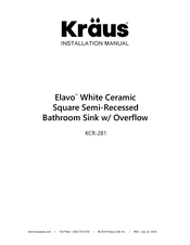 Kraus Elavo KCR-281 Installation Manual