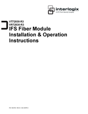 UTC Fire and Security Interlogix VR72830-R3 Installation & Operation Instructions