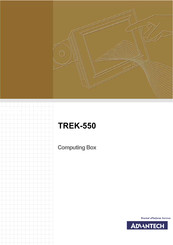 Advantech TREK-550-A40E Manual