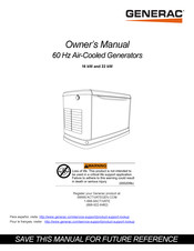 Generac Power Systems G0071411 Owner's Manual