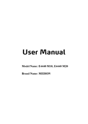 Medion E4440 M20 User Manual