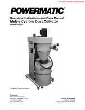 Powermatic PM2200 Operating Instructions And Parts Manual