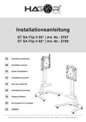 HAGOR ST SA Flip II 65 Installation Manual