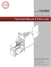 Atlanta Attachment Company 1335MG Technical Manual & Parts Lists