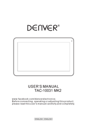 Denver TAC-10031 MK2 User Manual
