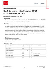 Rohm BD9E304FP4-EVK-002 User Manual