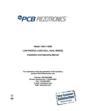 PCB 1240-11ADB Installation And Operating Manual