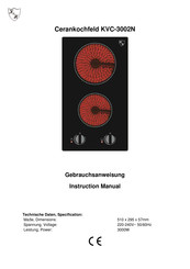 K&H KVC-3002N Instruction Manual