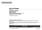 Kenwood KDC-BT720HD Instruction Manual