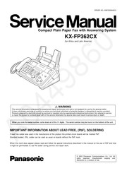 Panasonic KX-FP362CX Service Manual