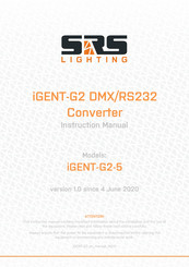 SRS Lighting iGENT-G2-5 Instruction Manual