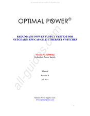Optimal Power RPSC5412 Manual
